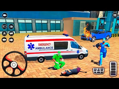 ✅Ambulance Robot City Rescue New Game 2022 - REAL Ambulance Worker Simulator - Android Gameplay #86