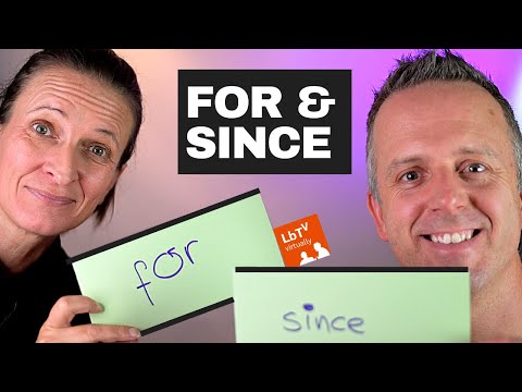 FOR oder SINCE? Wann benutze ich was? Und in welcher Zeit? Schneller und besser Englisch lernen!