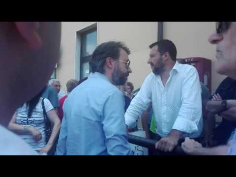 Salvini discute sulla situazione del quartiere stazione a Carnate