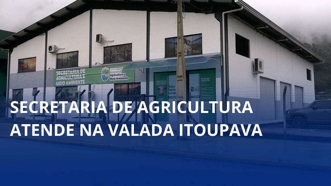 Secretaria de agricultura de Rio do Sul atende na Valada Itoupava