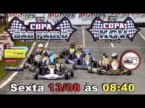 COPA SÃO PAULO DE KART 5ª Etapa + COPA KGV 4ª Etapa | Ao Vivo