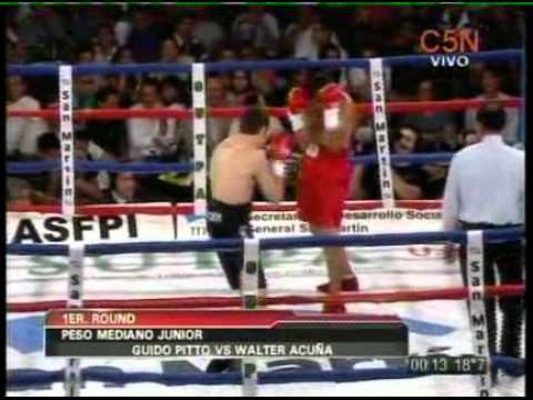 WALTER ACUÑA vs GUIDO PITTO II - FULL FIGHT - PELEA COMPLETA