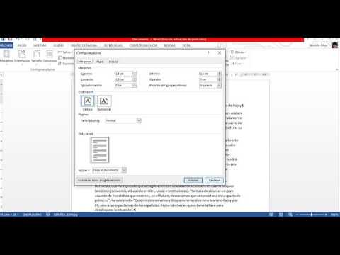 Microsoft Word 2013 - Formato de párrafo y márgenes