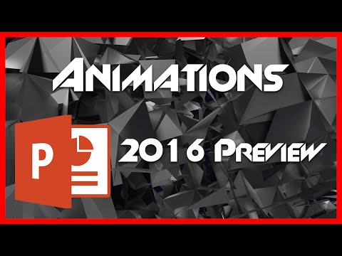 Animations - 9 - PowerPoint (PPT) 2016 Tutorial