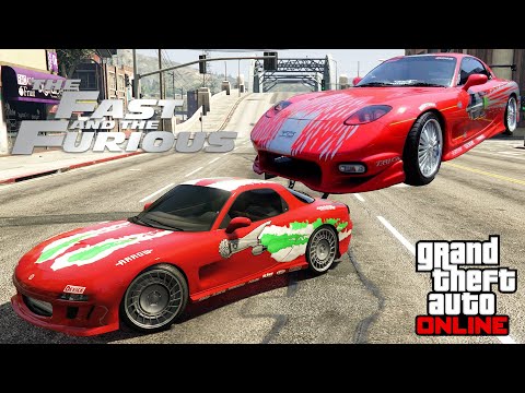 GTA 5 - F&F 1 - Dom's Mazda RX-7 Build W/ CRAIG LIEBERMAN! - Annis ZR350 Customization
