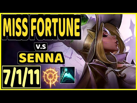 FREEZE (MISS FORTUNE) vs SENNA - 7/1/11 KDA BOTTOM ADC GAMEPLAY - EUW Ranked DIAMOND