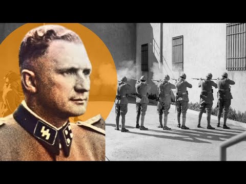 The PUBLIC Hanging Of SADISTIC Camp Commandant Heinrich Schwarz *REAL FOOTAGE