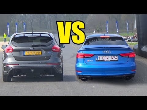 AUDI RS3 vs FORD FOCUS RS   🔥🚀DRAG RACE🚀🔥