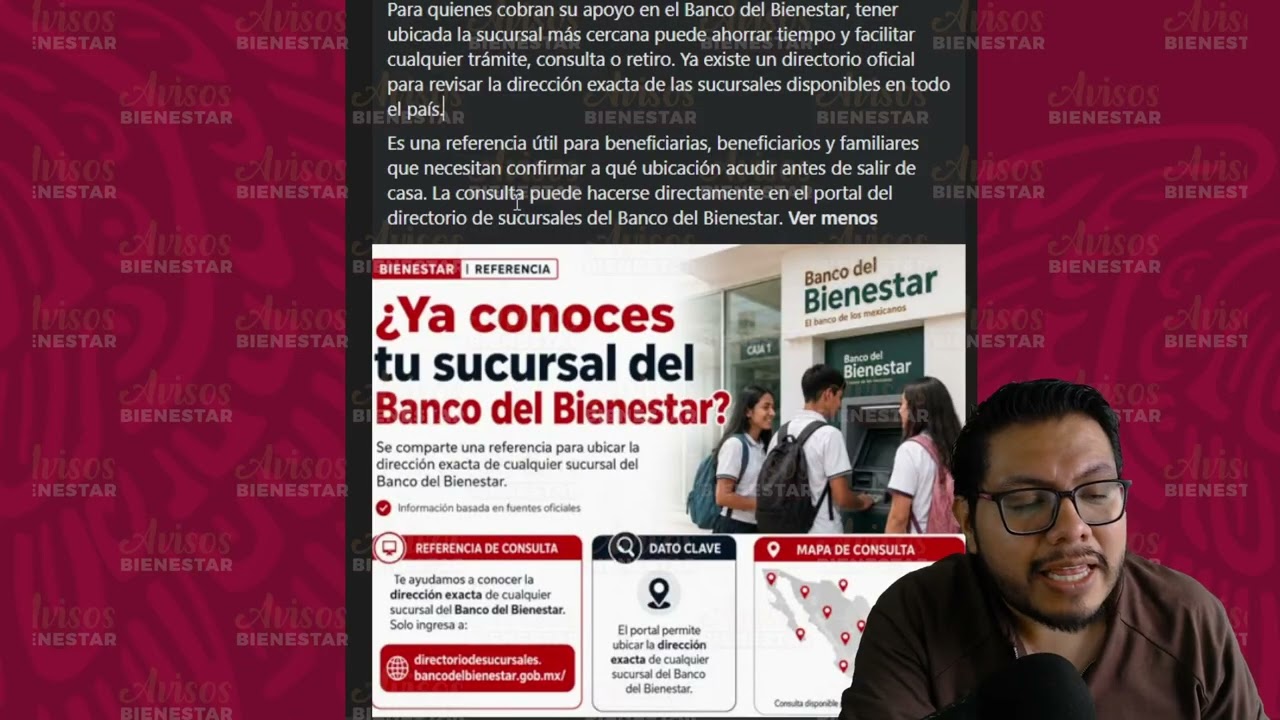 ¿Ya conoces tu sucursal del Banco Bienestar? más cercana ubica la dirección exacta de tu sucursal