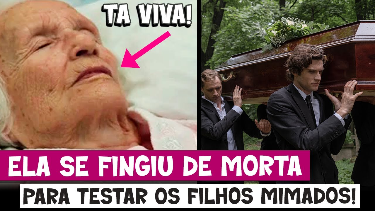 Milionária se finge de morta para testar os próprios filhos, mas não acredita no que acontece!