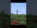 Boys VS Girls Saw The Bath In Minecraft
