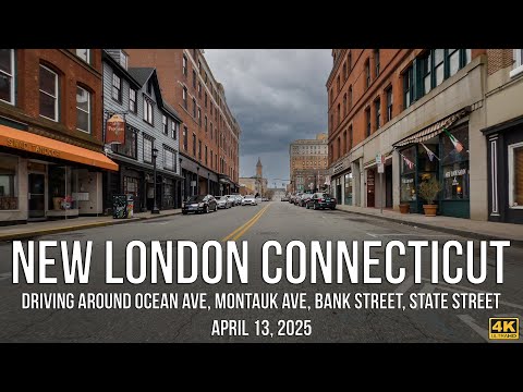 Driving around New London, Connecticut on April 13, 2025.