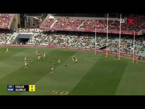 SANFL Grand Final Snapshot - Glenelg's Marlon Motlop kicks first goal