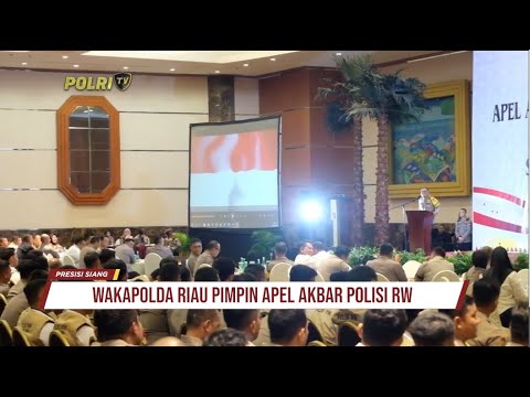 APEL AKBAR POLISI RW POLDA RIAU SOSIALISASI APLIKASI ADA POLISI