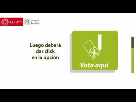 Voto electrónico no presencial en las Elecciones de Juntas Vecinales 2021 - 2022 en San Isidro