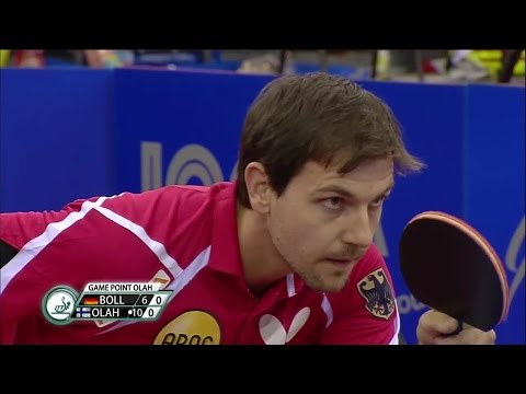 Timo Boll vs Benedek Olah (ETTC 2016)