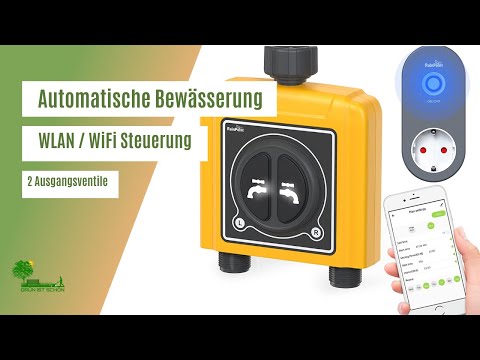 Bewässerungscomputer | WiFi/WLAN Steuerung | Garten & Rasenbewässerung | Rasen automatisch bewässern