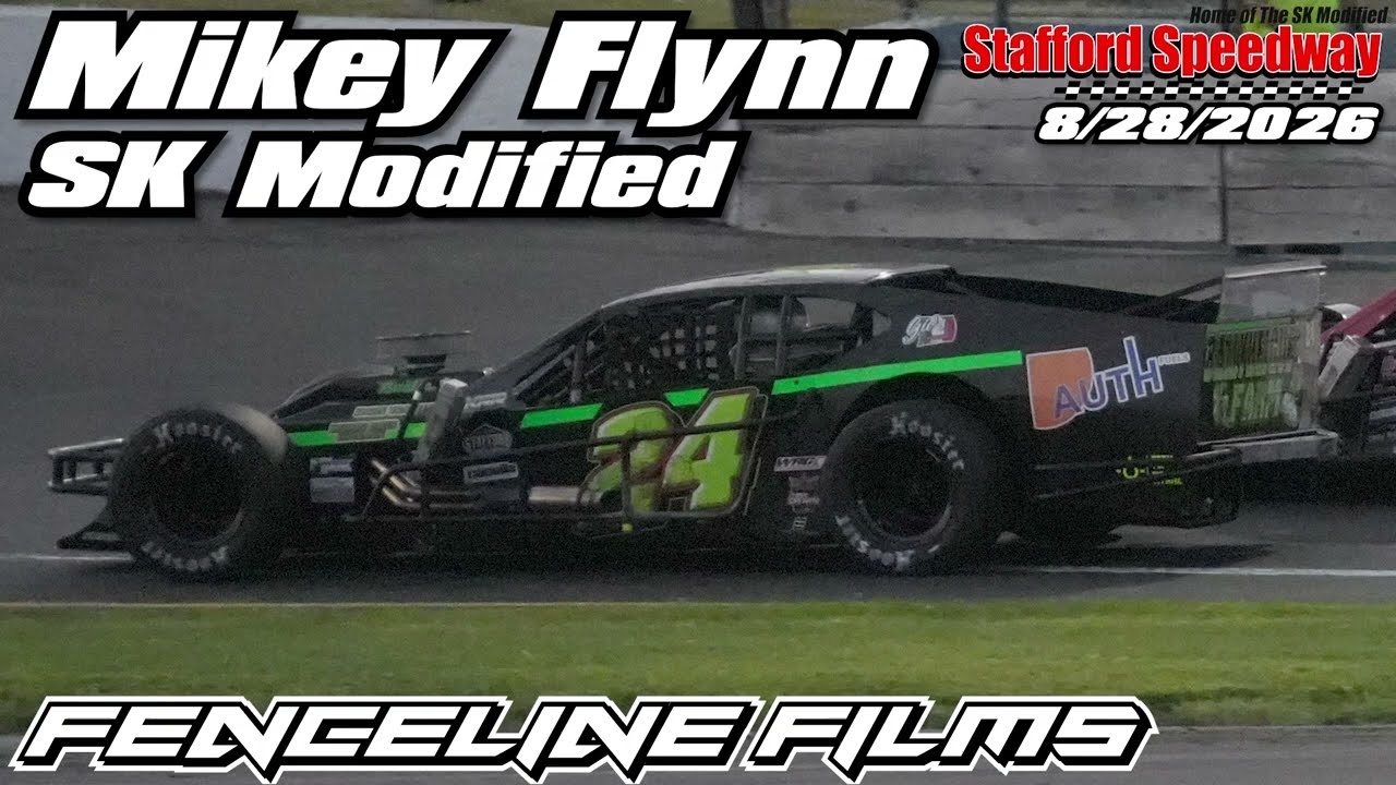 Mikey Flynn SK Modified at Stafford Speedway