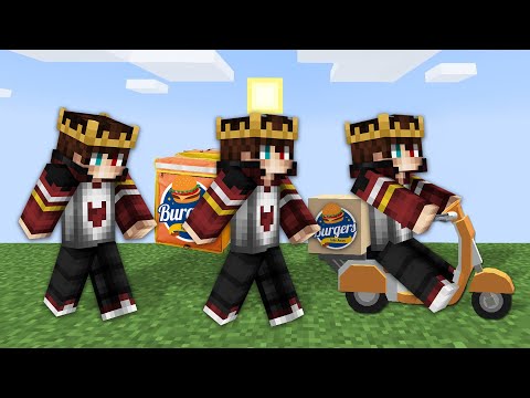 24 SAAT KARGOCU OLDUK ! 📦 - Minecraft