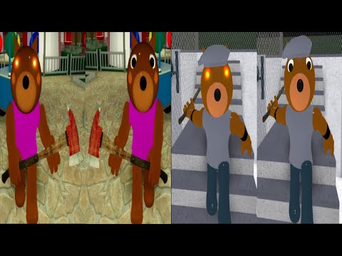Doggy vs Doggy TSP Infected & Non Infected Jumpscare - Roblox Piggy