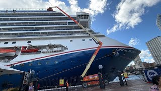Carnival Splendor Cruise Vlog 2025|| 80’s theme Night|| Balcony Room Tour|| Lido Deck Buffet 
