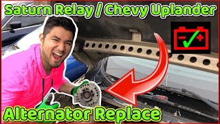 How to remove alternator on Chevrolet Uplander and Saturn Relay