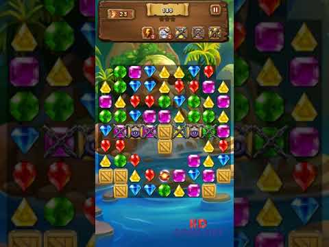 Jewel Mash TREASURE ISLAND Level 9