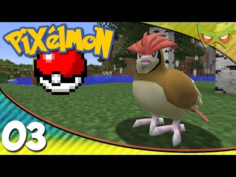 Pixelmon! - Minecraft Pokemon Mod - 03 - Pidgeotto