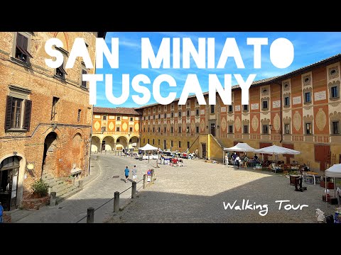 Hidden Tuscany Walking Tour | Authentic Italian Village Off the Beaten Path I ASMR #travel #tuscany
