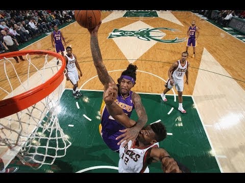 Jordan Hill Makes the Dazzling Spin and Facial on Jeff Adrien