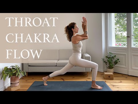 Throat Chakra Yoga Vinyasa Flow | 50 Min Chakra Yoga Class