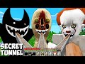 This is INK DEMON and SCP 173 tunnel PENNYWISE in minecraft - Gameplay animations