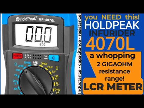 HOLDPEAK 4070L (INFURIDER) CHEAP-O LCR METER Review & Teardown!