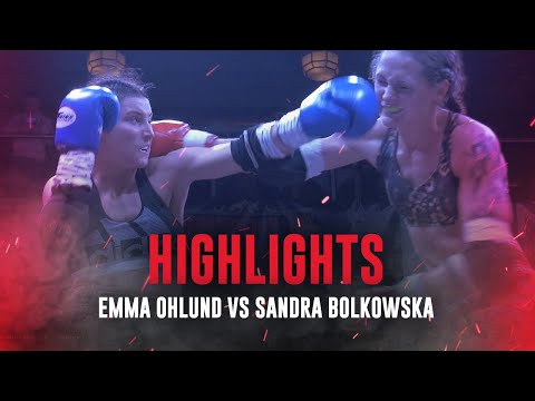 Highlights: Emma Öhlund vs Sandra Bolkowska - Muay Thai Jam, November 2019