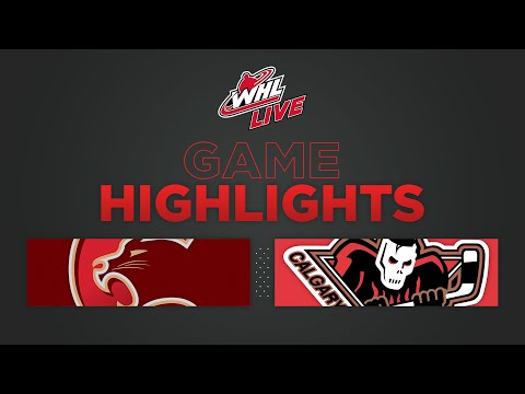 WHL Highlights: Cougars (6) at Hitmen (5) - January 18, 2023