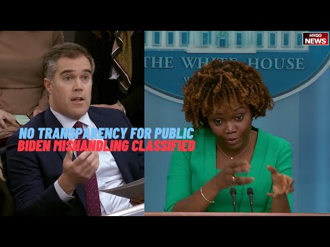 No transparency for public, NBC's Peter Alexander spars with Karine Jean-Pierre, Biden mishandling