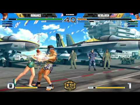 "BBR" KOFXIV  AT CEO2016 - ROMANCE vs NERDJOSH (1080p HD)