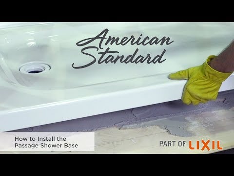 How to Install the Passage Shower Base