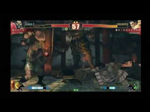 Street Fighter IV National Tournament Street Battle 5 Mr.Bison (Aojiru Guile) vs Honda (Haru King)