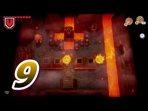 LINK'S AWAKENING SWITCH: Turtle Rock // 100% walkthrough part 9 (Hero mode)