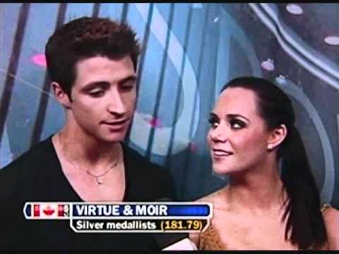 Interview Tessa Virtue Scott Moir after FD Worlds 2011 CBC