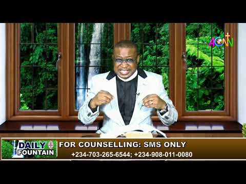 DAILY FOUNTAIN DEVOTIONAL OF JULY 15, 2021 - THE VERY REV'D. DR. SOLOMON O. OBALEYE