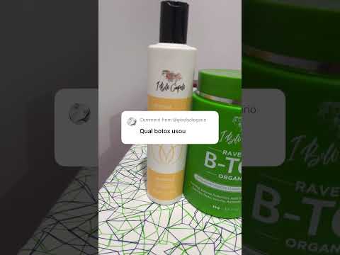 @amiga usei este B-tox Ravenna e diz que è orgânic. Importante fazermos bastante hidratação depois.