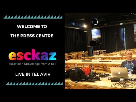 ESCKAZ in Tel Aviv: Press centre tour (English) 2019