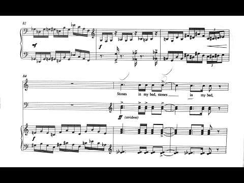 André Previn - Four Songs for Soprano, Cello and Piano (1994) [Score-Video]