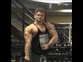 Teen Bodybuilder Posing and doing bicep Curls