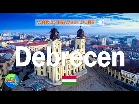 Debrecen - City in Hungary 🇭🇺 Relaxing Walking tour - 4K 60fps
