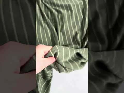 Merino wool knitwear, striped khaki internetu