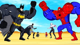 Download lagu Evolution of SPIDER MAN Family vs Evolution of BATMAN Family: Who Is The King Of Super Heroes ? mp3