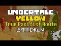 Speedruny Undertale Yellow True Pacifist Route Po WR Przed Deltarune